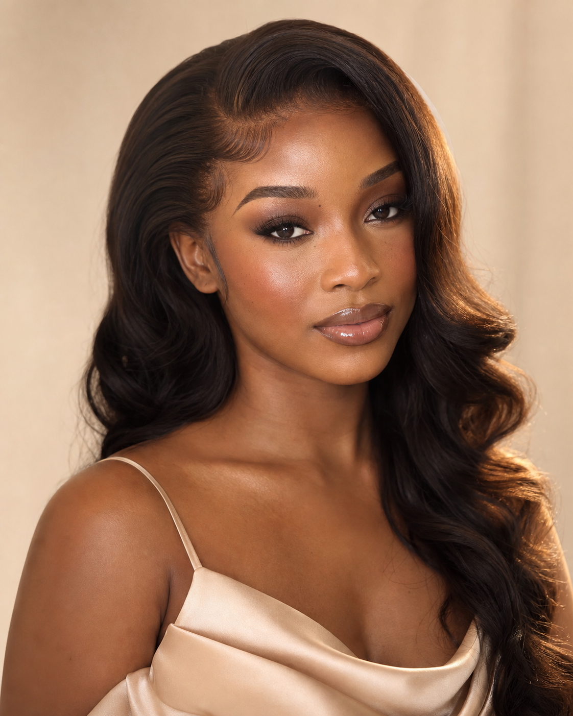Soft glam beauty editorial